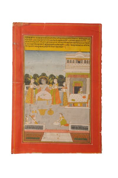 Pintura em miniatura de Ragamala, Rajastão talvez Bundi, início do século XIX de Rajasthani School